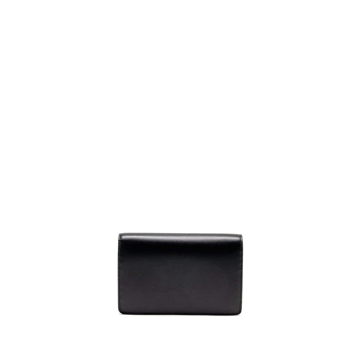 celine-triomphe-wallet-on-chain-margo-shiny-calfskin-black-ghw