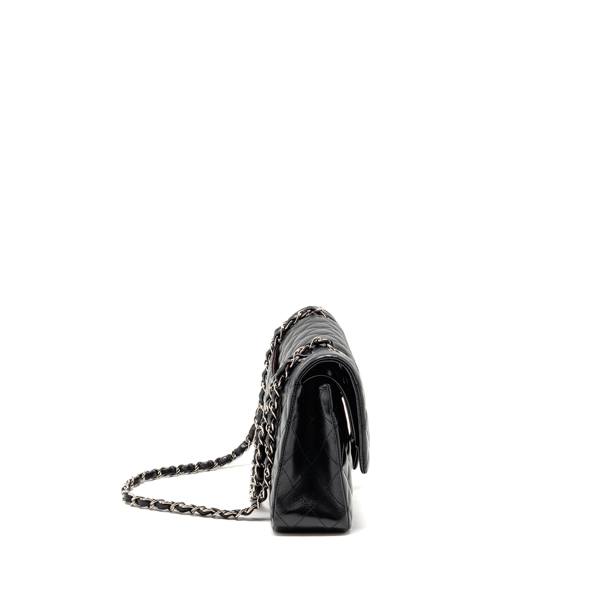 chanel-medium-classic-double-flap-bag-lambskin-black-shw-copy-3