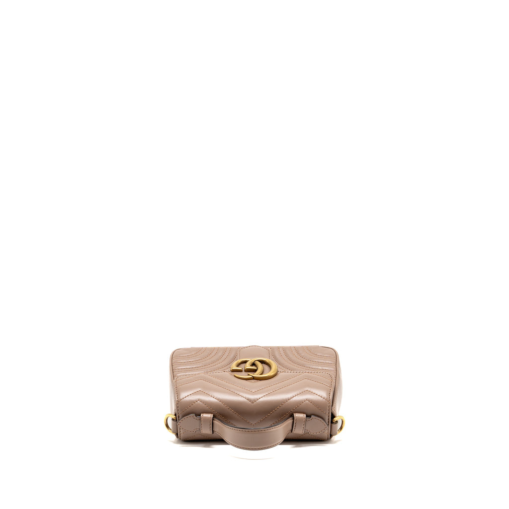 gucci-gg-marmont-mini-top-handle-bag-leather-dark-beige-ghw-1
