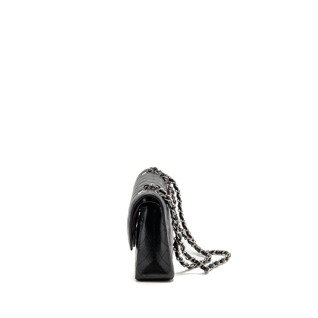 chanel-medium-classic-double-flap-bag-caviar-black-shw-microchip-4