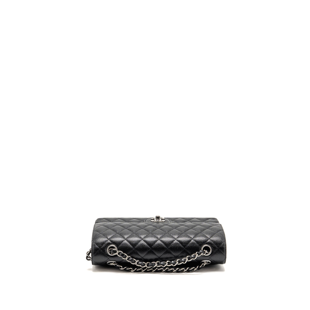 chanel-medium-classic-double-flap-bag-caviar-black-shw-microchip-4