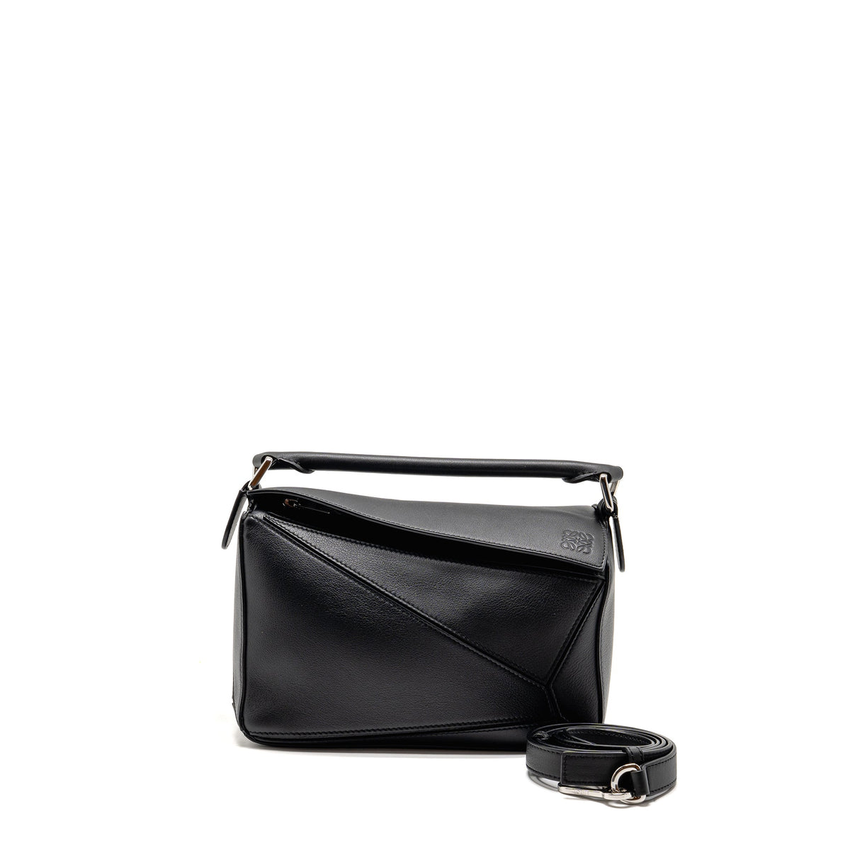 loewe-small-puzzle-bag-calfskin-black-shw-copy