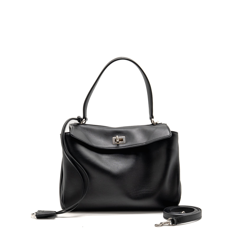 balenciaga-small-rodeo-handbag-smooth-calfskin-black-ruthenium-shw