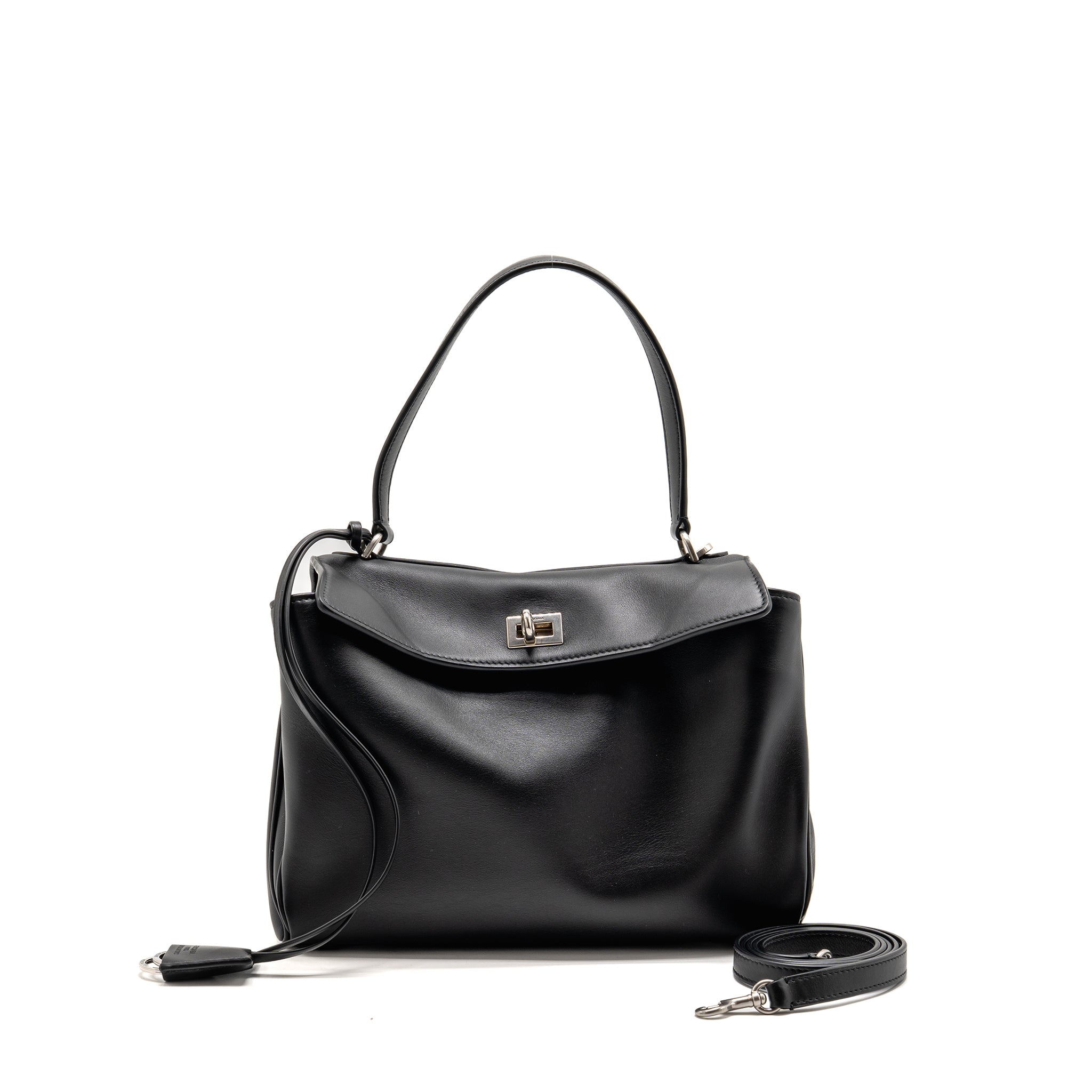balenciaga-small-rodeo-handbag-smooth-calfskin-black-ruthenium-shw