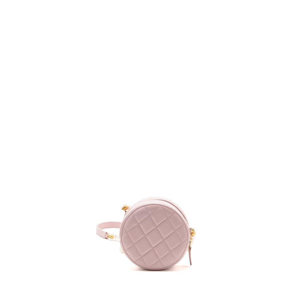 chanel-round-bag-with-pearl-chain-lambskin-pink-ghw