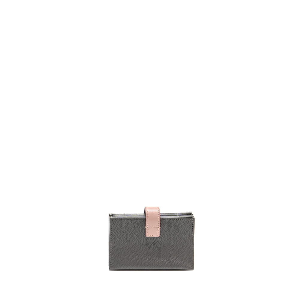 celine-accordeon-card-holder-calfskin-pink-grey-ghw