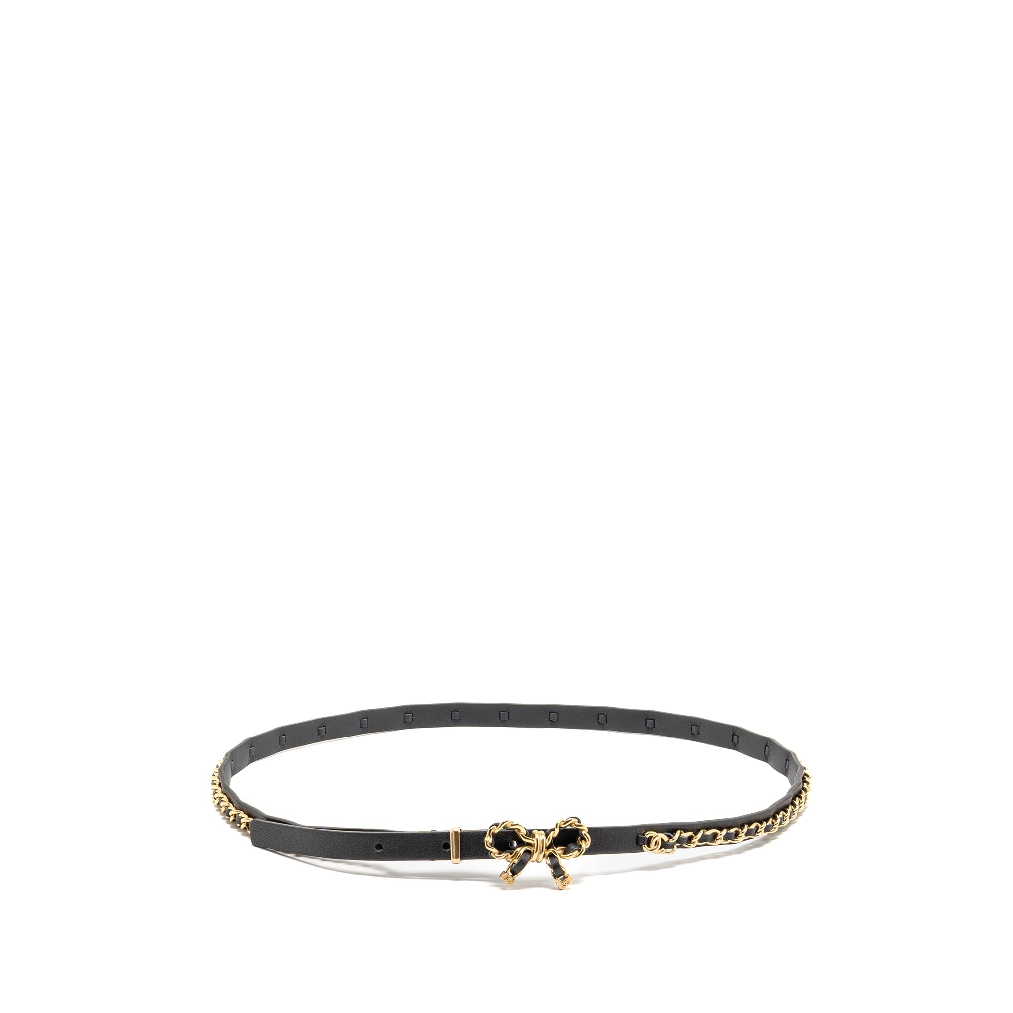 chanel-size-75-chain-belt-with-bow-leather-black-ghw