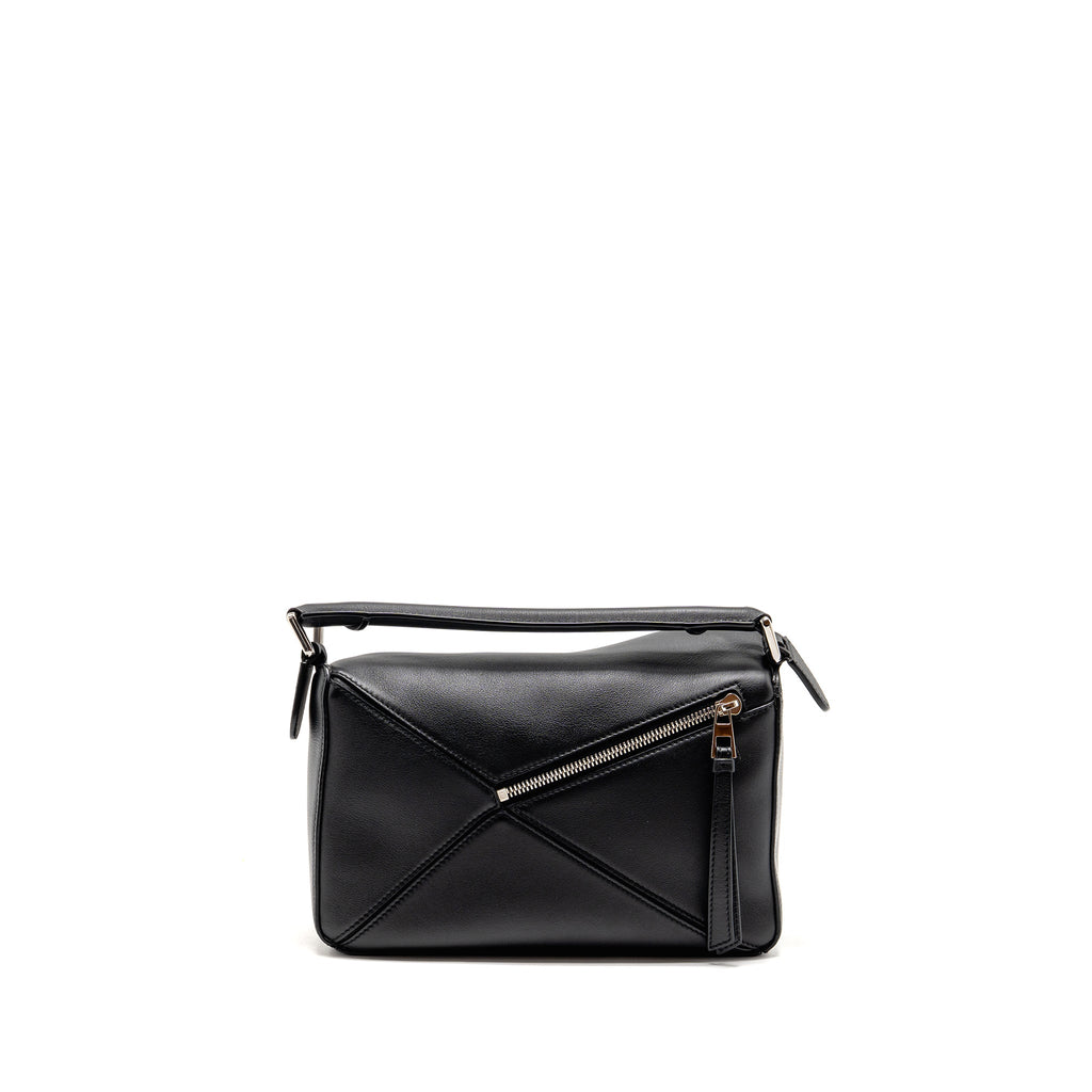 loewe-small-puzzle-bag-calfskin-black-shw-copy