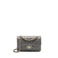 chanel-small-classic-double-flap-bag-lambskin-grey-lghw-microchip-copy