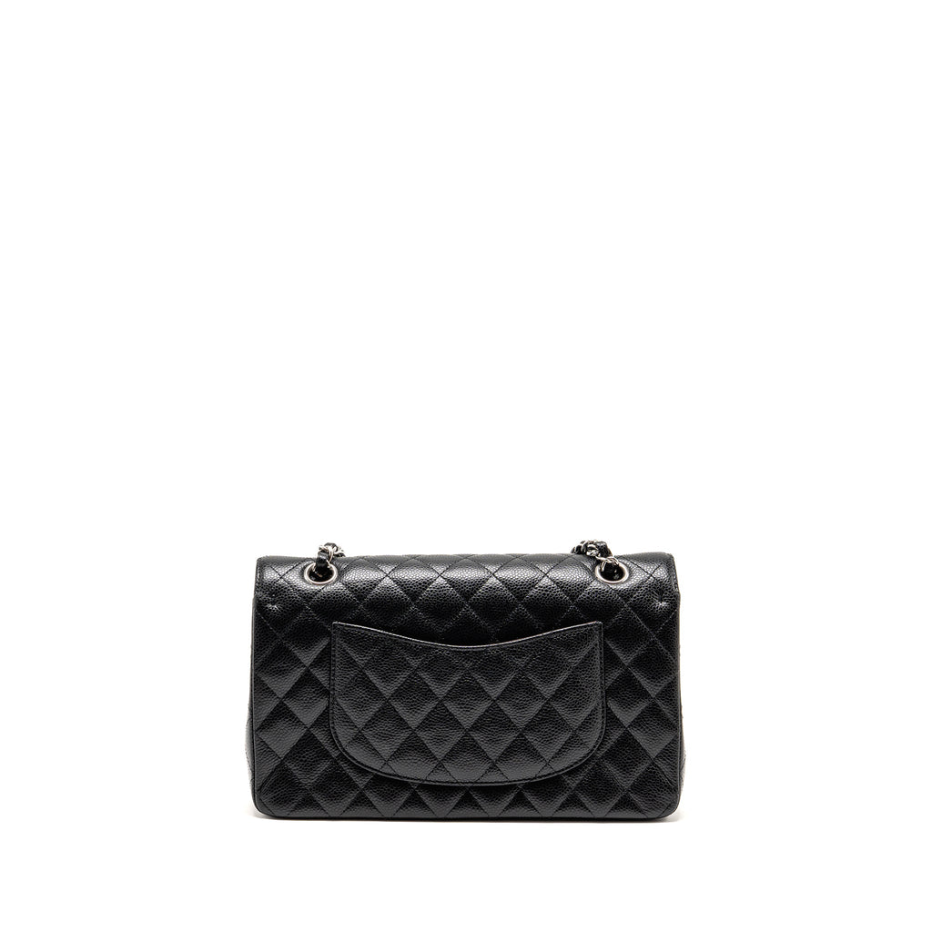 chanel-medium-classic-double-flap-bag-caviar-black-shw-microchip-5