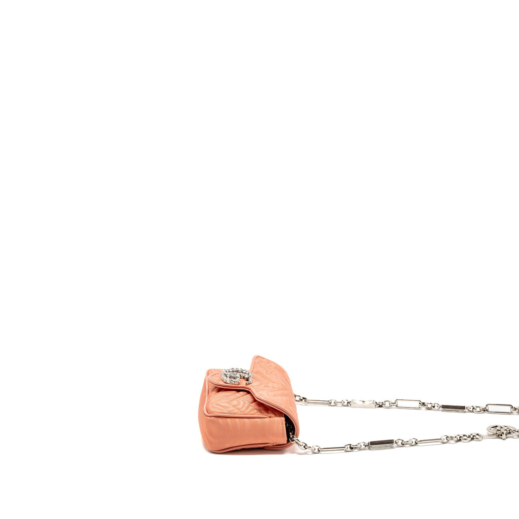 gucci-mini-gg-marmont-crystal-chain-fabric-crystal-pink-shw-copy