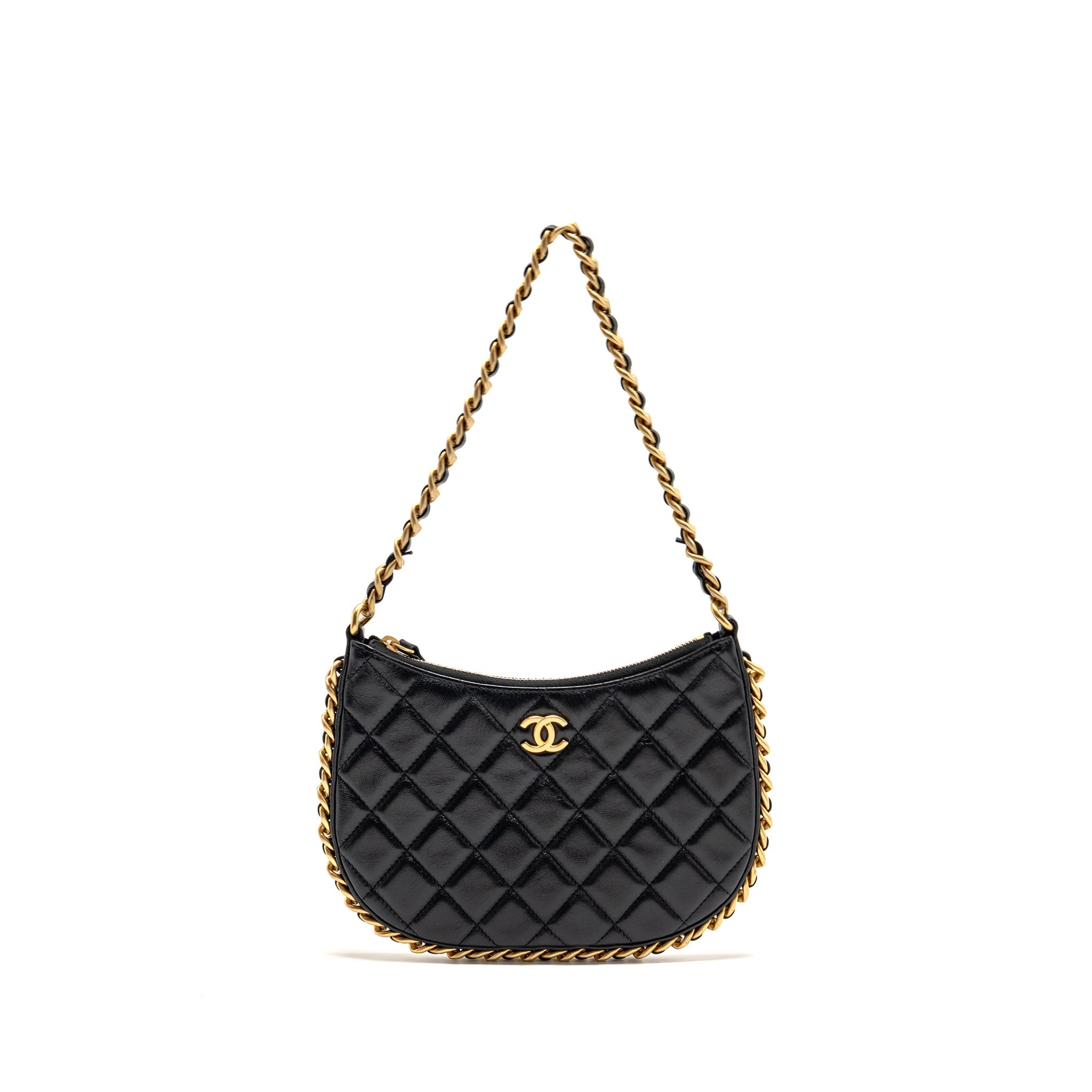 chanel-23b-round-hobo-shoulder-bag-lambskin-black-ghwmicrochip