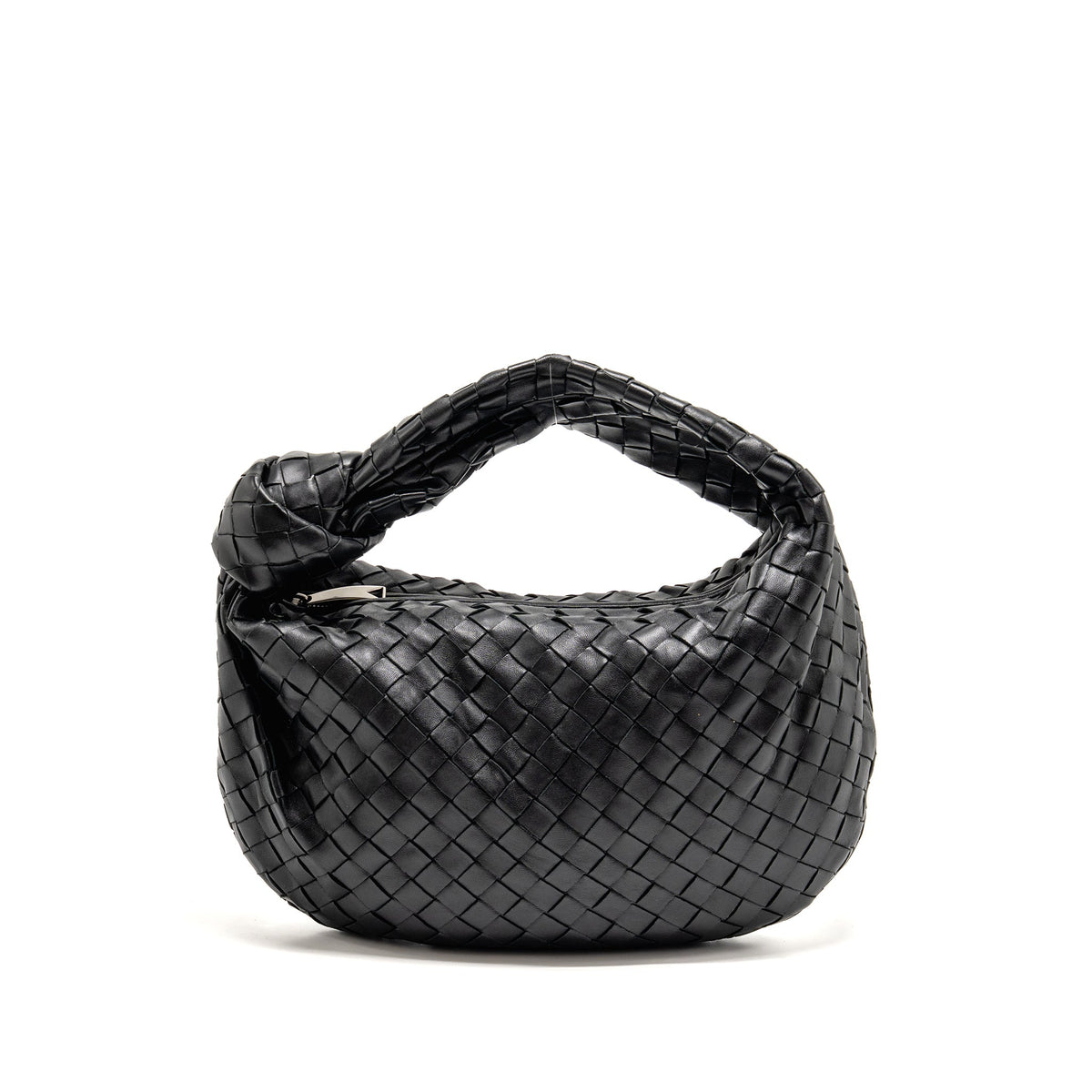 bottega-veneta-small-jodie-lambskin-black-shw-1