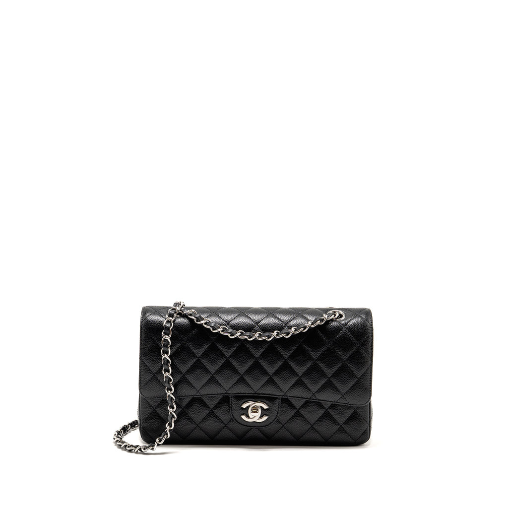 chanel-medium-classic-double-flap-bag-caviar-black-shw-microchip-5