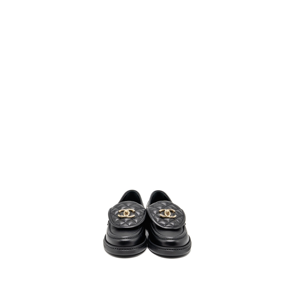 chanel-size-36-turnlock-loafer-lambskin-black-lghw