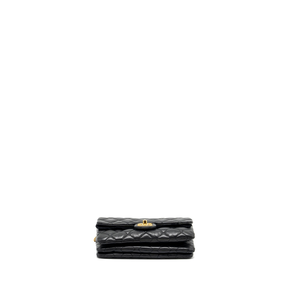 chanel-22k-gold-pillar-adjustable-chain-flap-bag-lambskin-black-brushed-ghw-microchip-copy