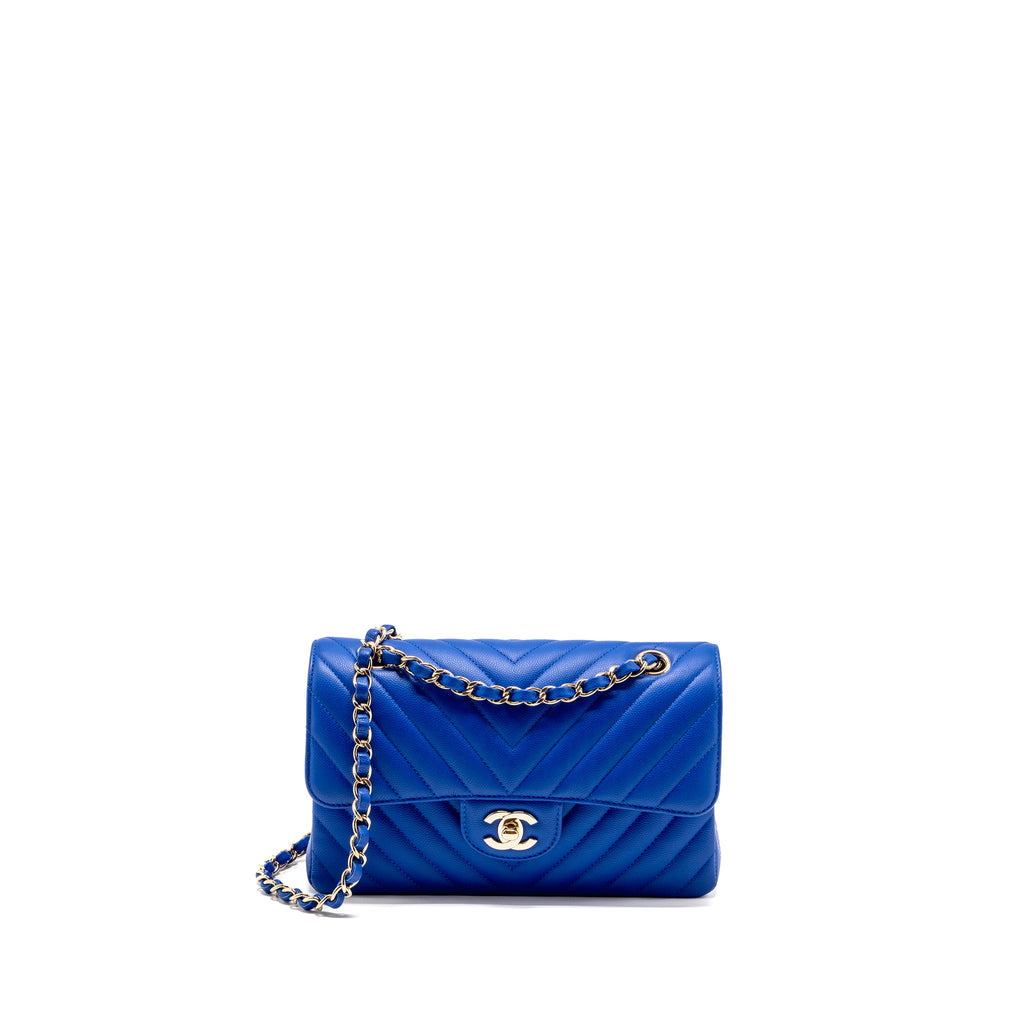 chanel-small-classic-double-flap-bag-chevron-caviar-blue-ghw
