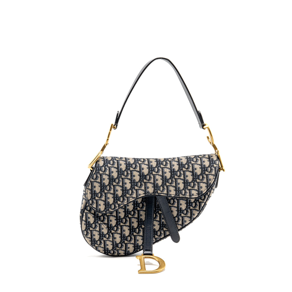 dior-medium-saddle-bag-blue-oblique-canvas-calfskin-ghw-copy