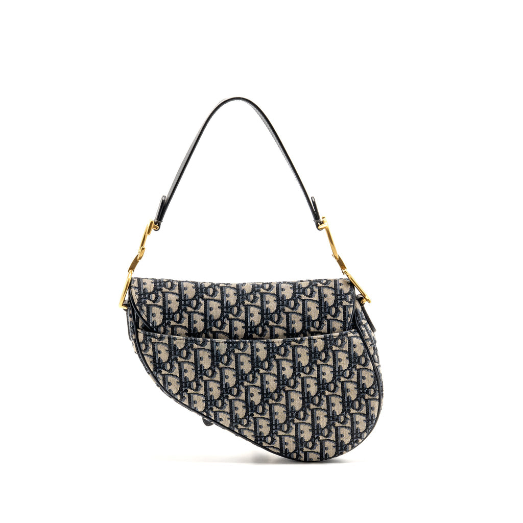 dior-medium-saddle-bag-blue-oblique-canvas-calfskin-ghw-copy