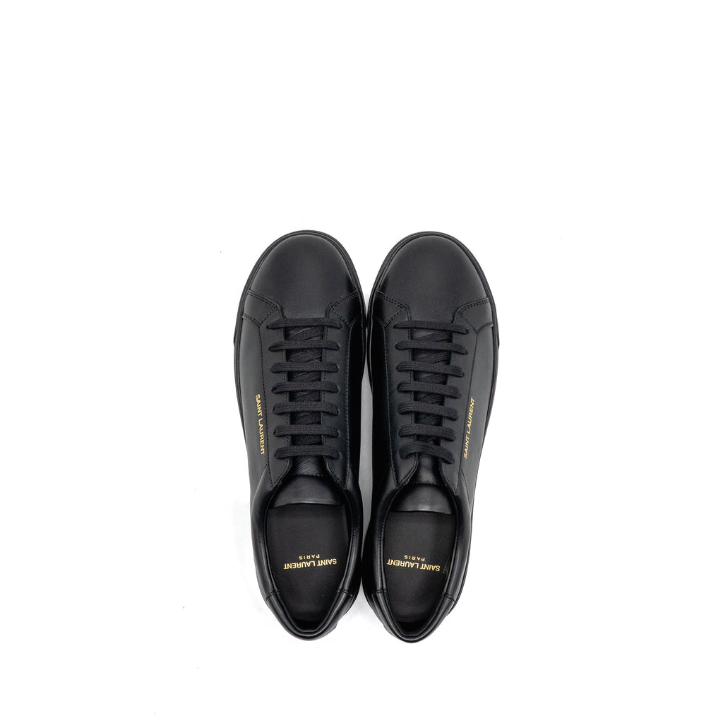 saint-laurent-ysl-size-43-andy-low-top-sneakers-leather-black-gold-copy