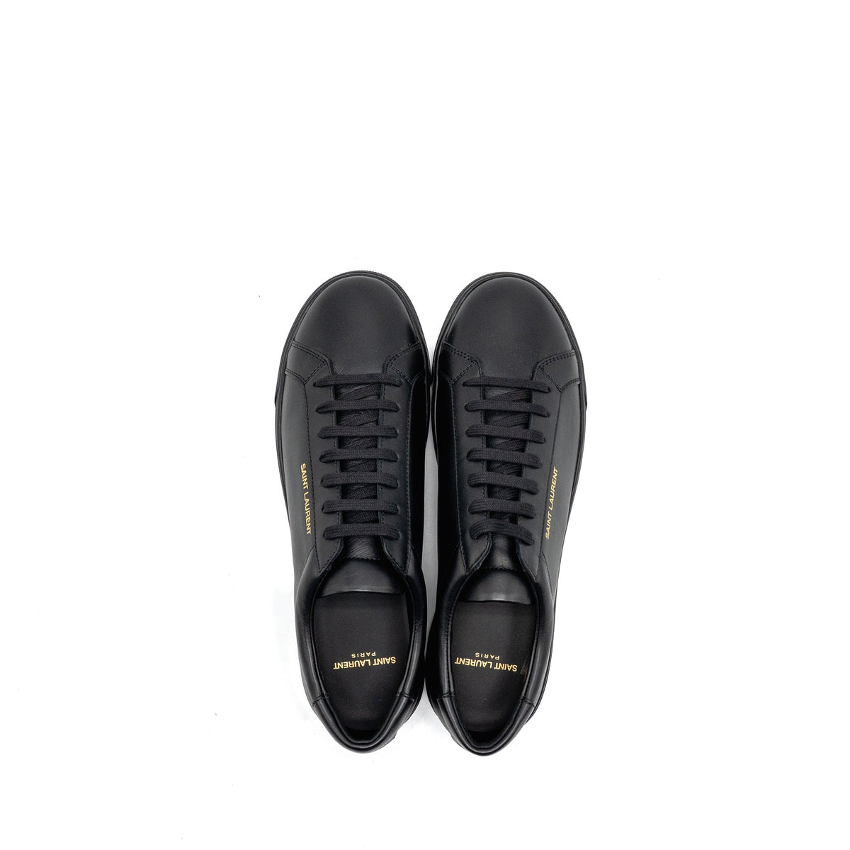 saint-laurent-ysl-size-43-andy-low-top-sneakers-leather-black-gold-copy