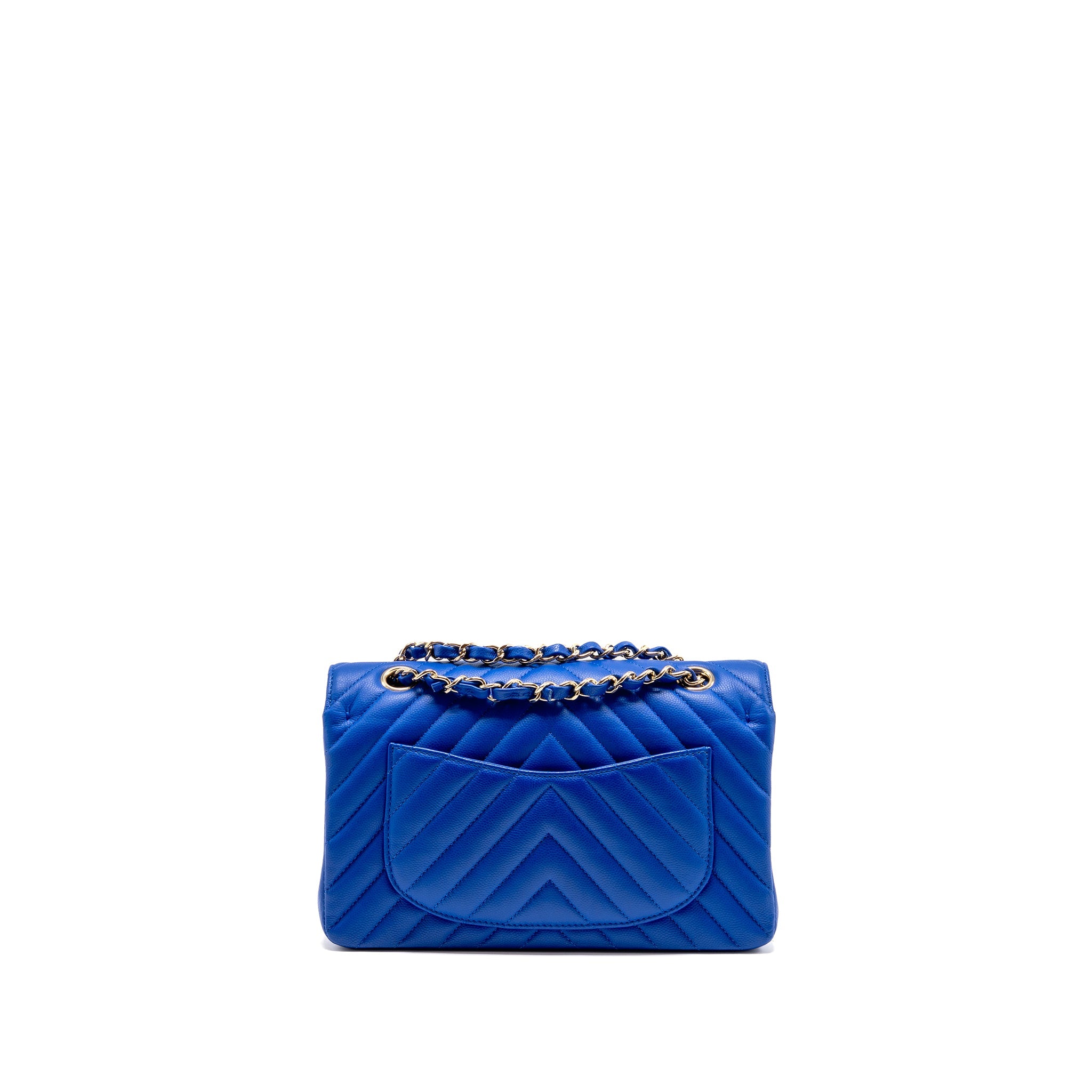 chanel-small-classic-double-flap-bag-chevron-caviar-blue-ghw