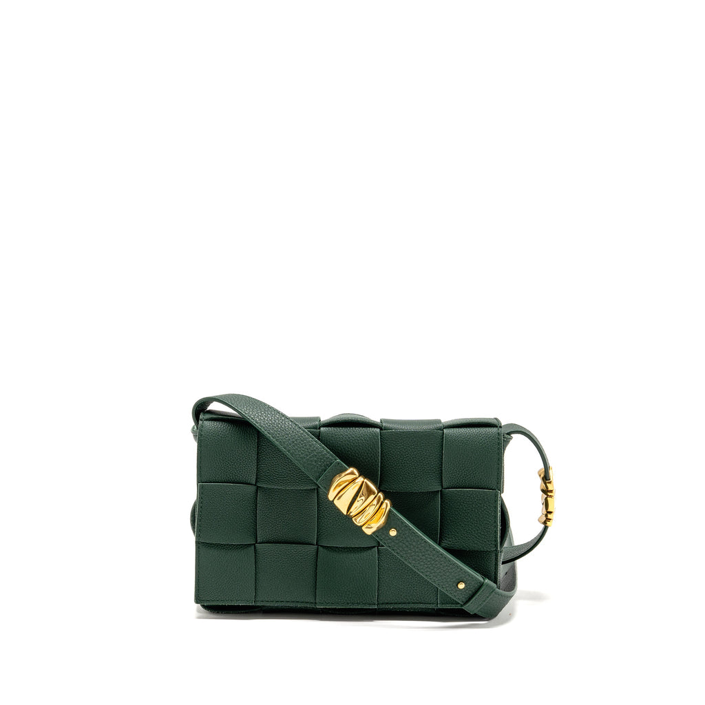 bottega-veneta-small-cassette-bag-charm-strap-limited-edition-calfskin-green-ghw