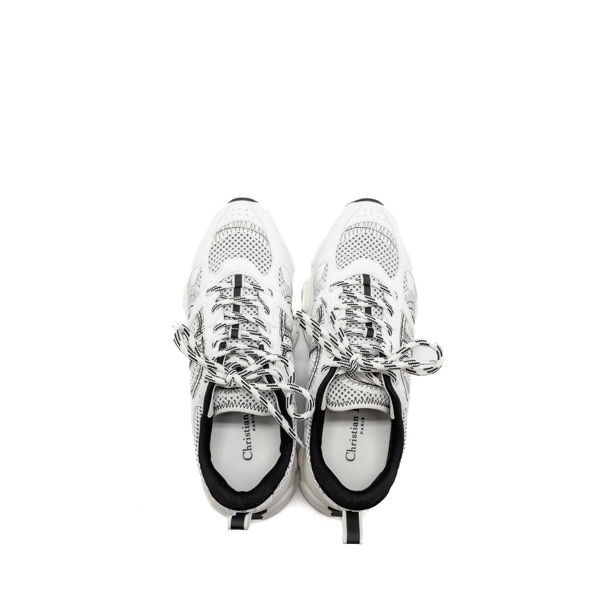 dior-size-38-chrono-sneaker-mesh-leather-white-black