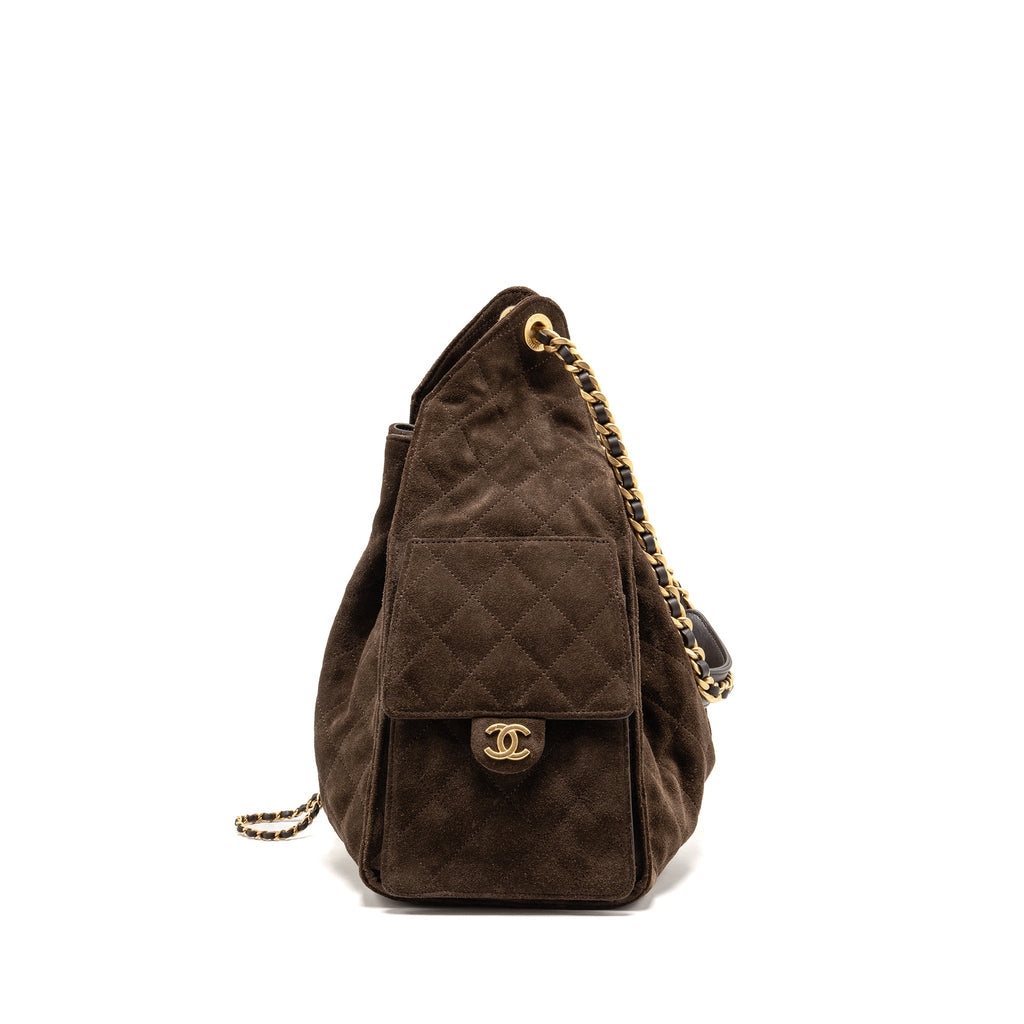 chanel-medium-25-bag-suede-leather-brown-ghw-microchip