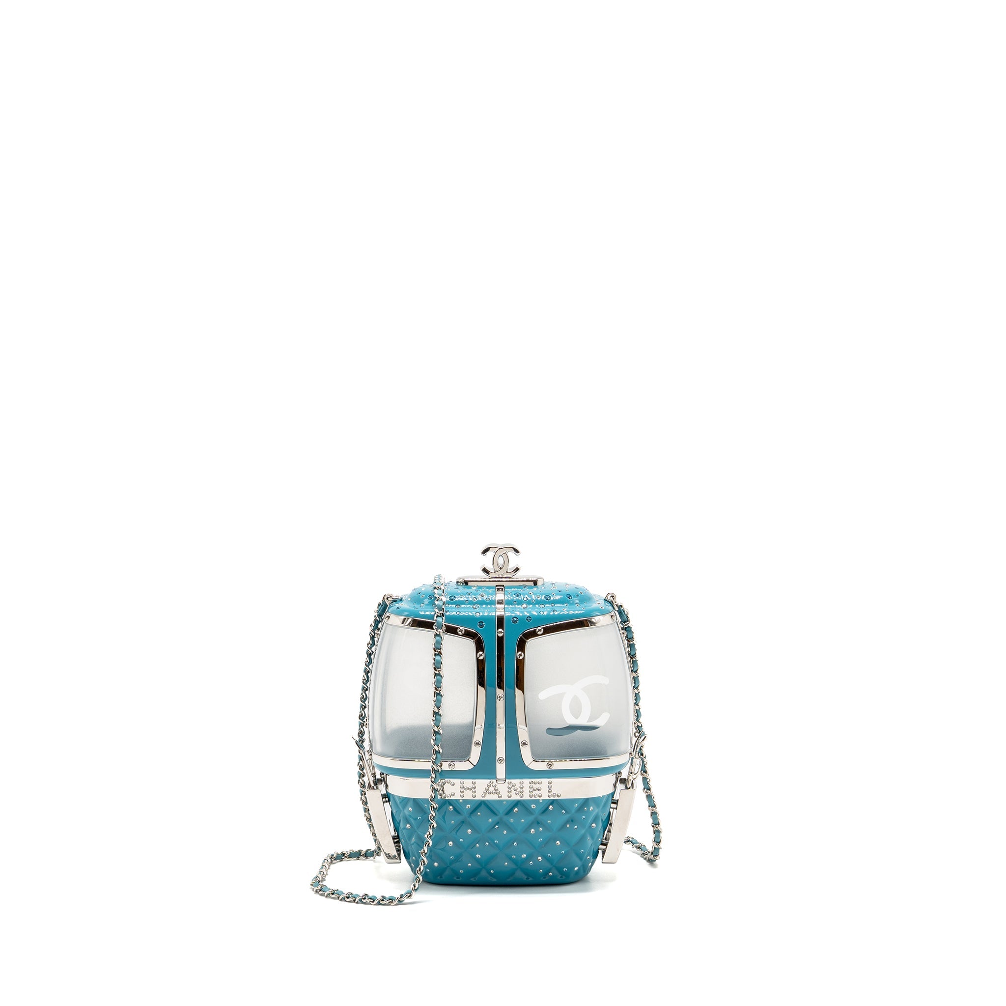 chanel-19k-minaudiere-limited-snow-gondola-clutch-evening-bag-acrylic-plastic-blue-shw