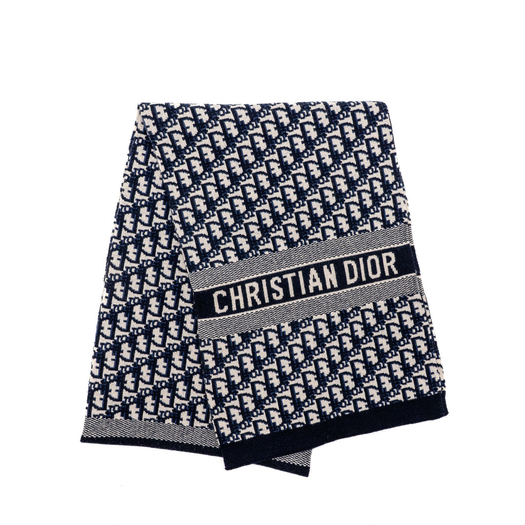 dior-oblique-scarf-wool-cashmere-navy-ecru-copy-1