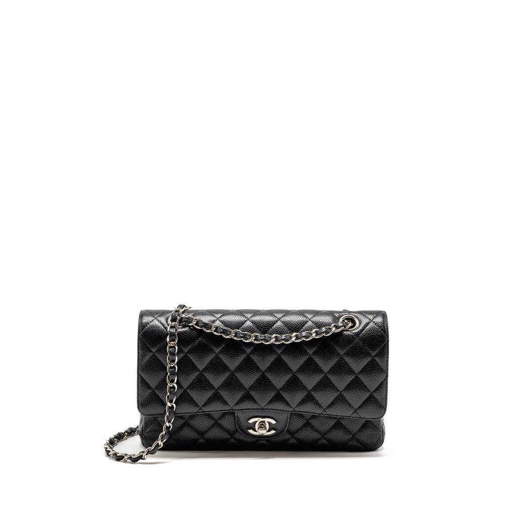 chanel-medium-classic-double-flap-bag-caviar-black-shw-copy-2