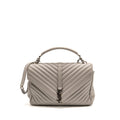 saint-laurent-ysl-large-college-bag-chevron-sheepskin-light-grey-shw