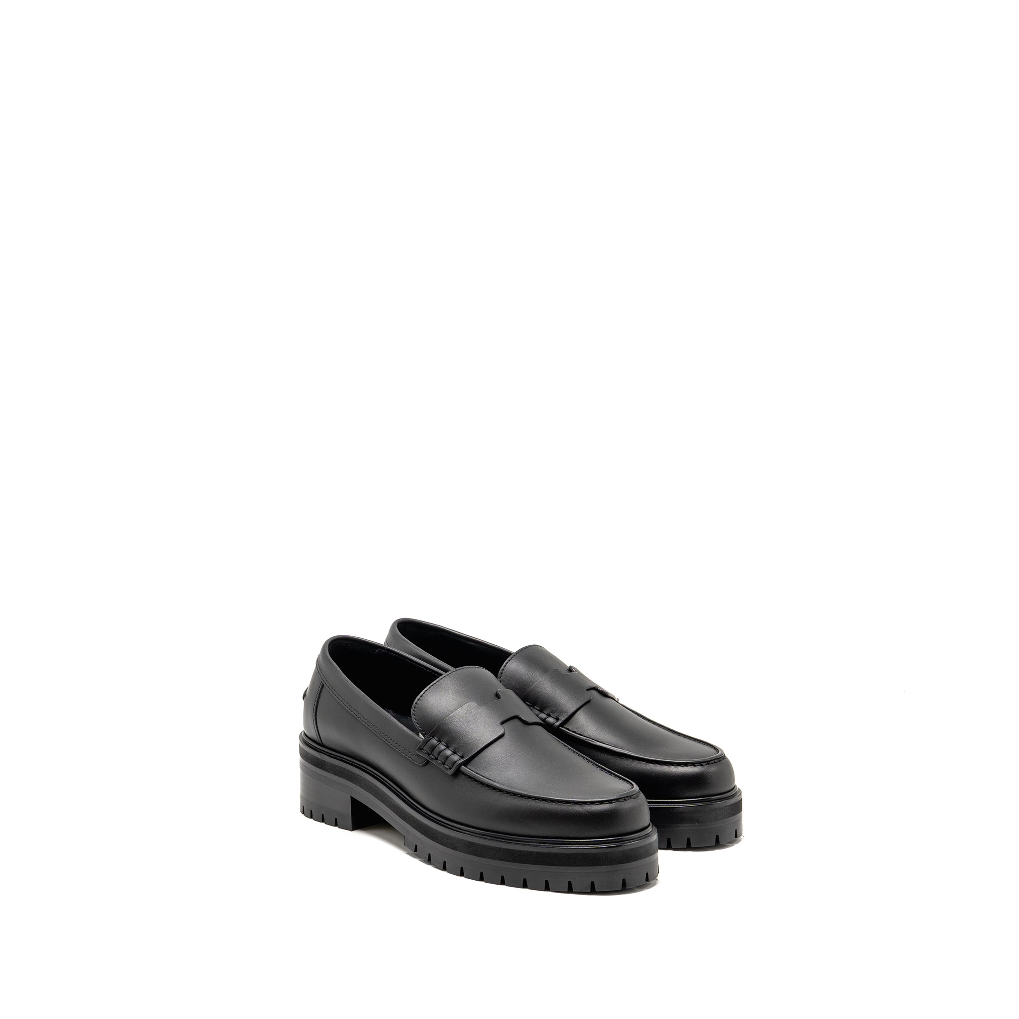 hermes-size-37-mocassins-hitch-loafer-glazed-calfskin-black