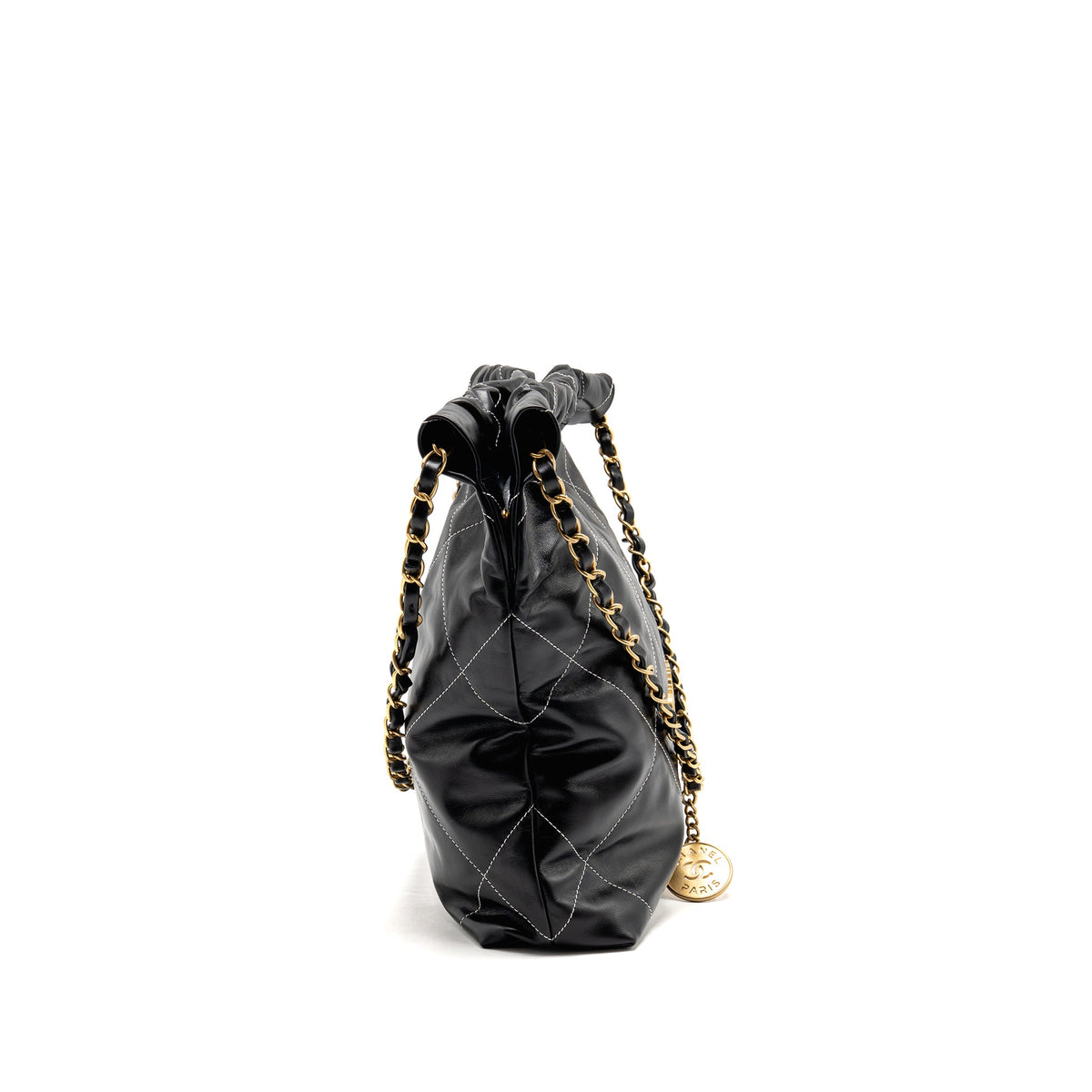 chanel-small-22-bag-white-stitching-shiny-calfskin-black-ghw-microchip