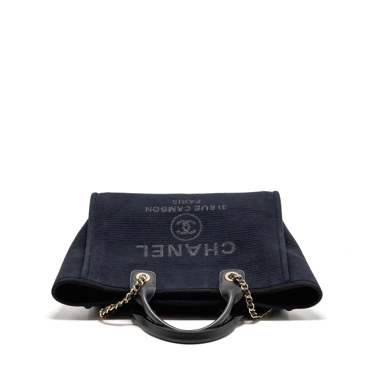 chanel-deauville-tote-bag-canvas-calfskin-black-lghw-microchip