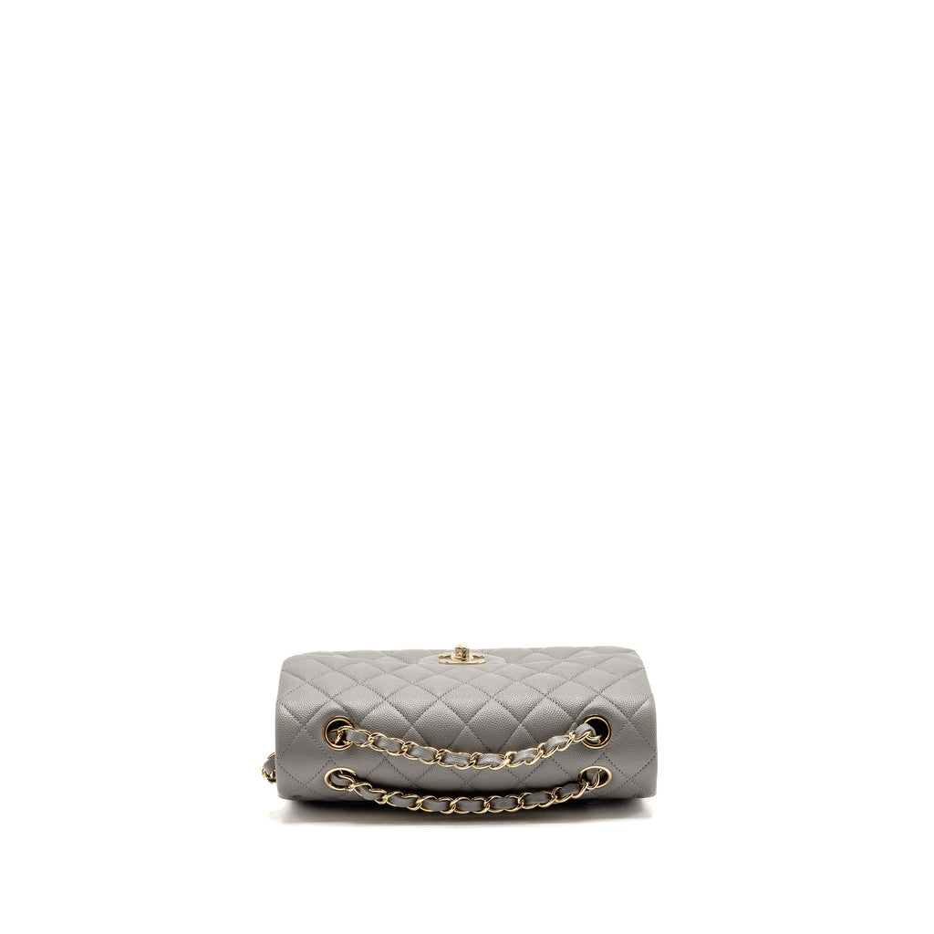chanel-small-classic-double-flap-bag-caviar-dark-grey-lghw-microchip