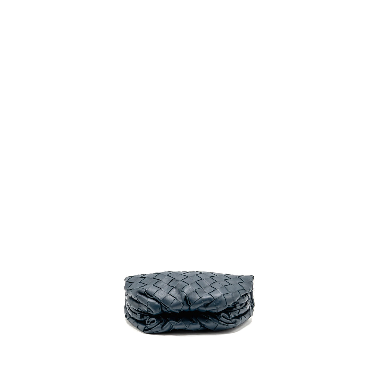 bottega-veneta-mini-pouch-lambskin-navy-shw-1
