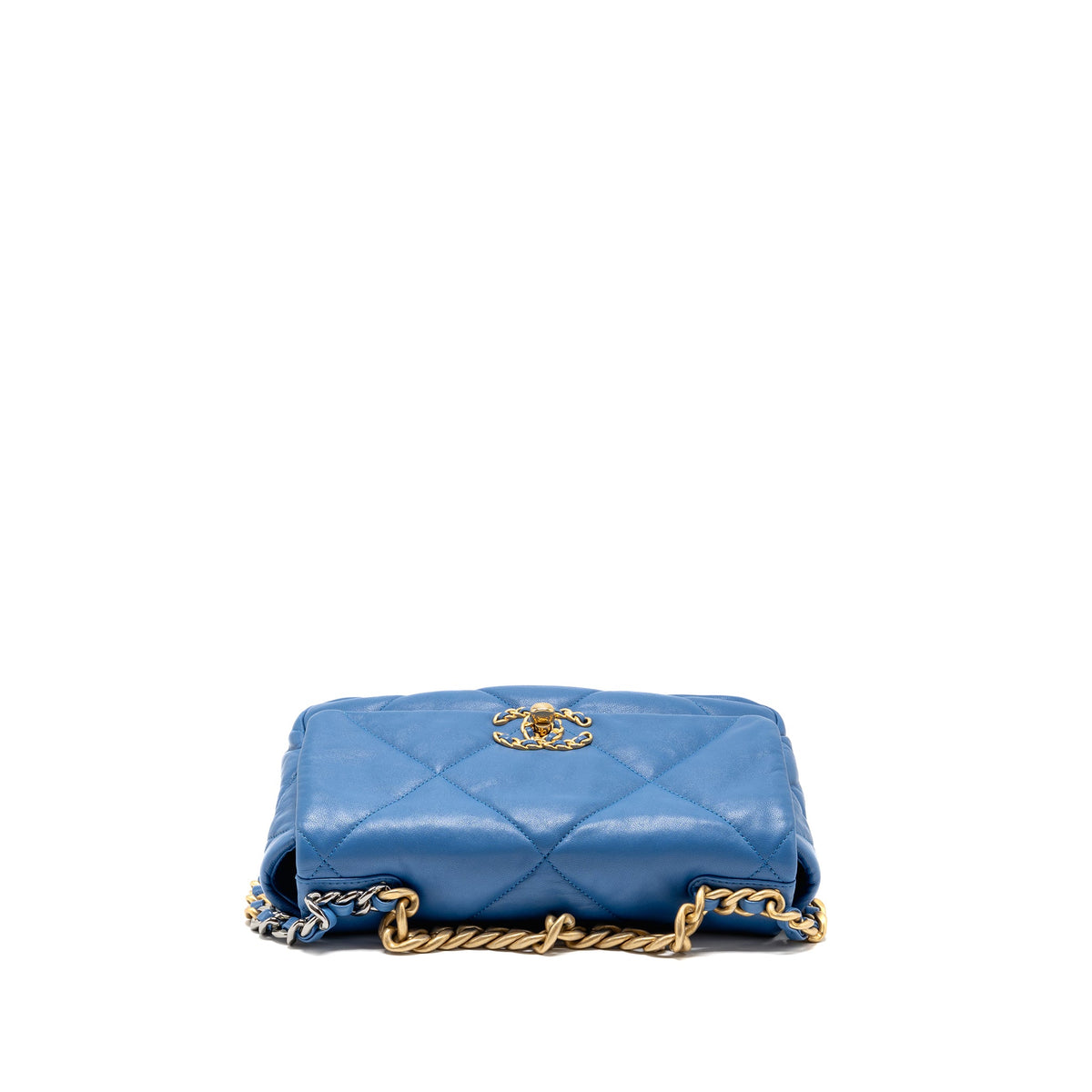 chanel-small-19-bag-lambskin-blue-multicolour-hardware