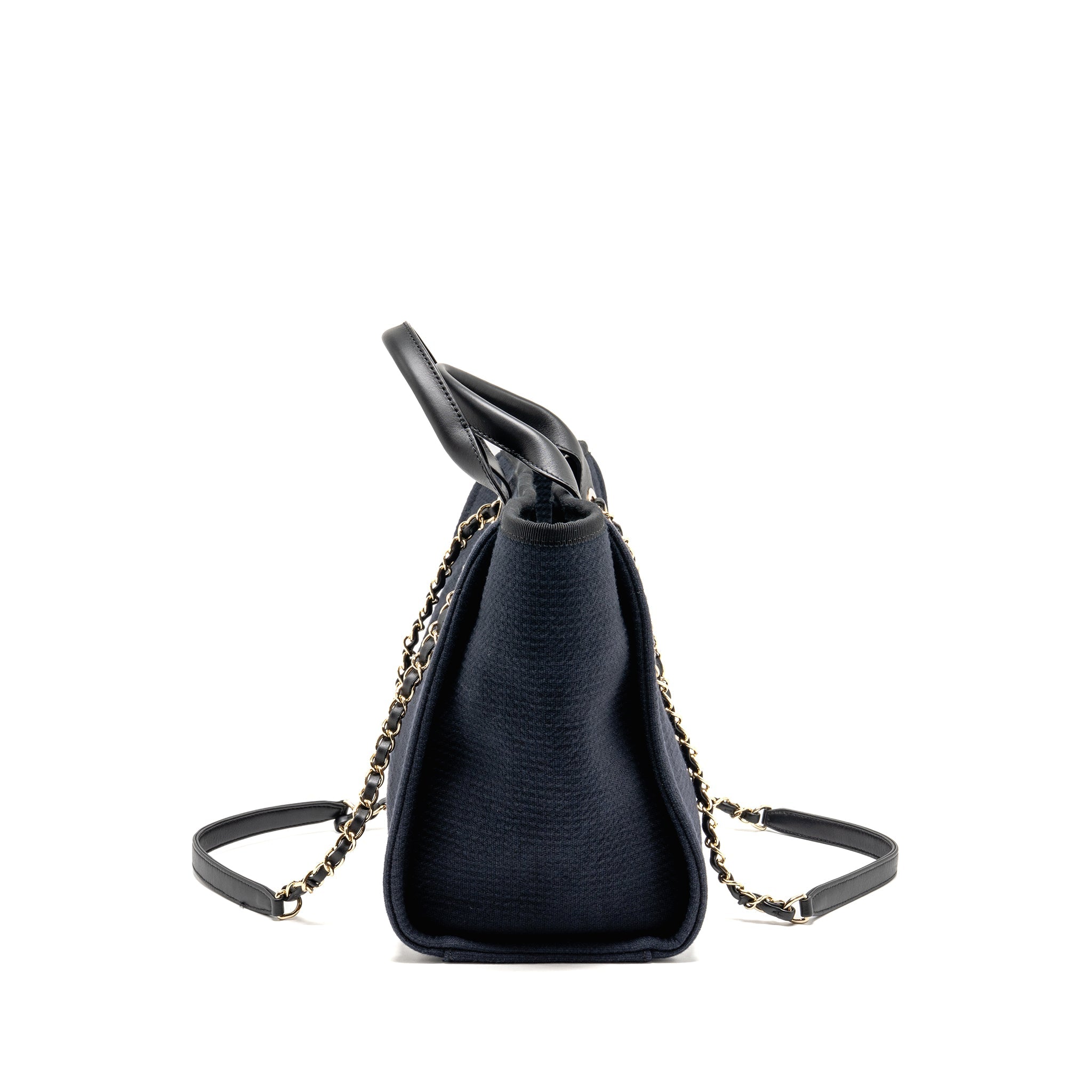 chanel-deauville-tote-bag-canvas-calfskin-black-lghw-microchip