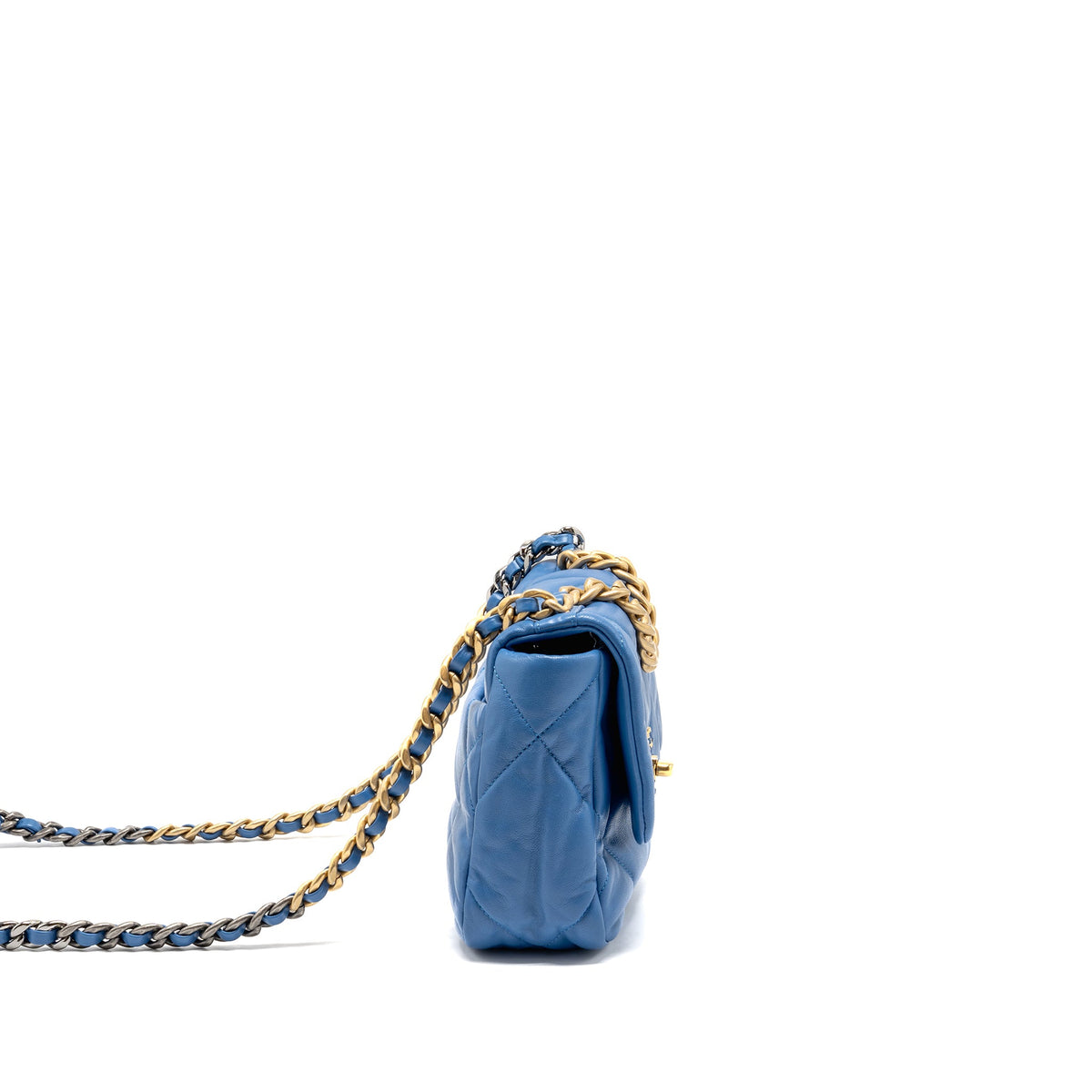 chanel-small-19-bag-lambskin-blue-multicolour-hardware