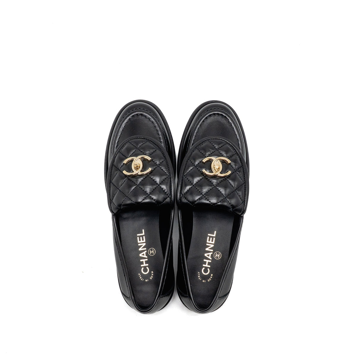 chanel-size-39-turnlock-loafer-lambskin-black-lghw