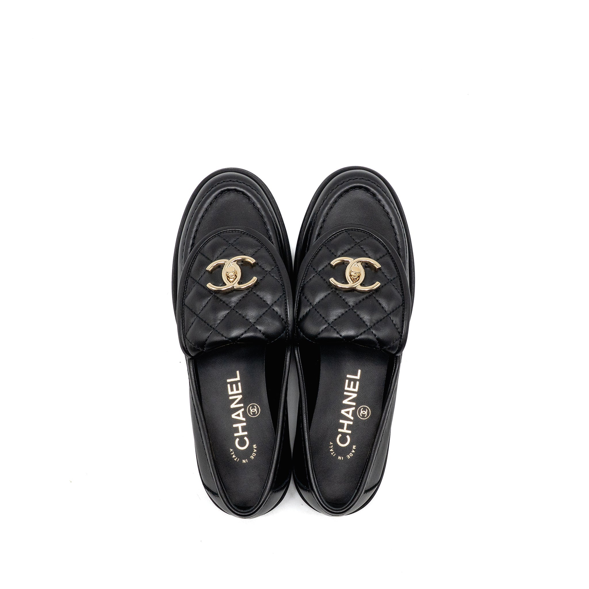 chanel-size-36-turnlock-loafer-lambskin-black-lghw