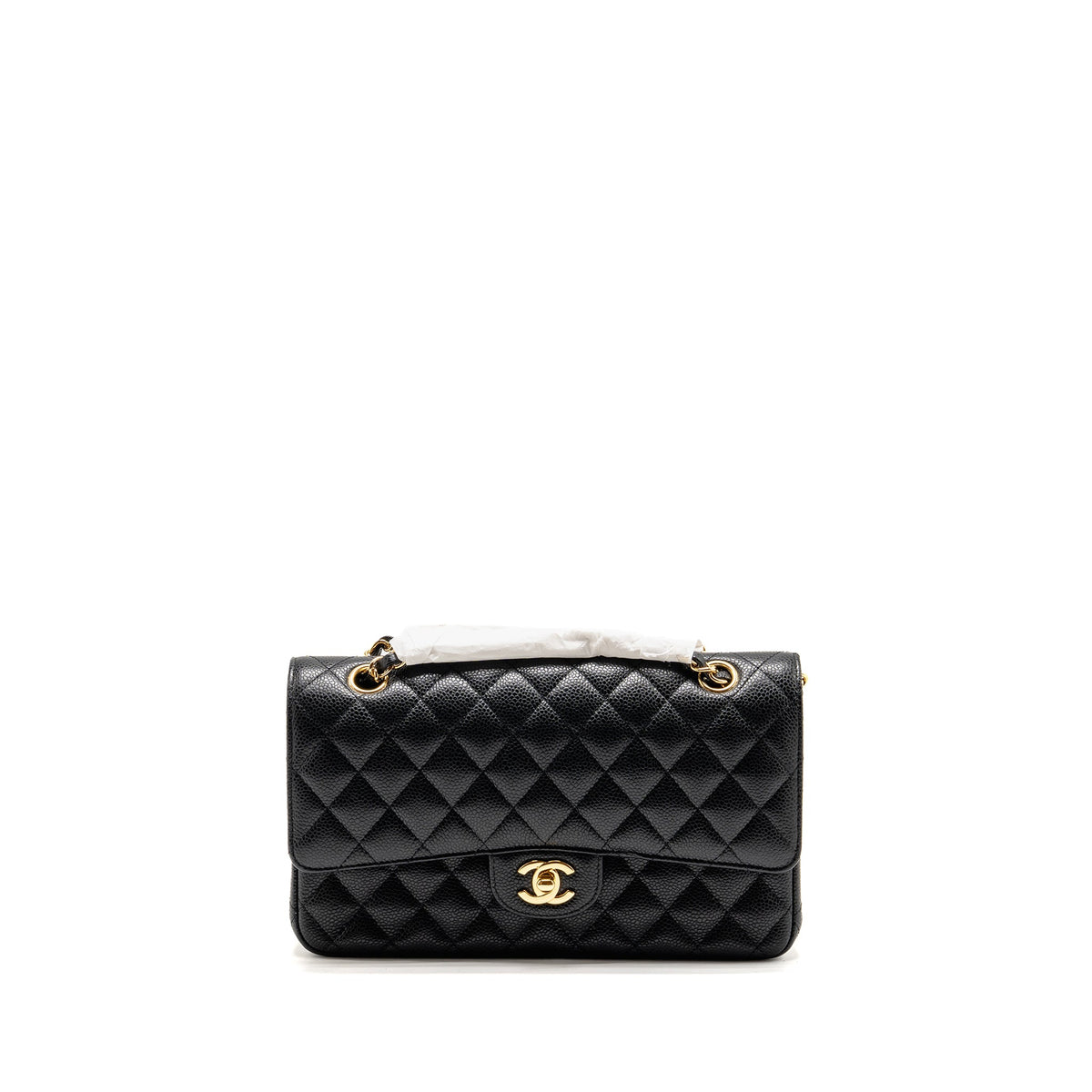 chanel-medium-classic-double-flap-bag-caviar-black-ghw-34