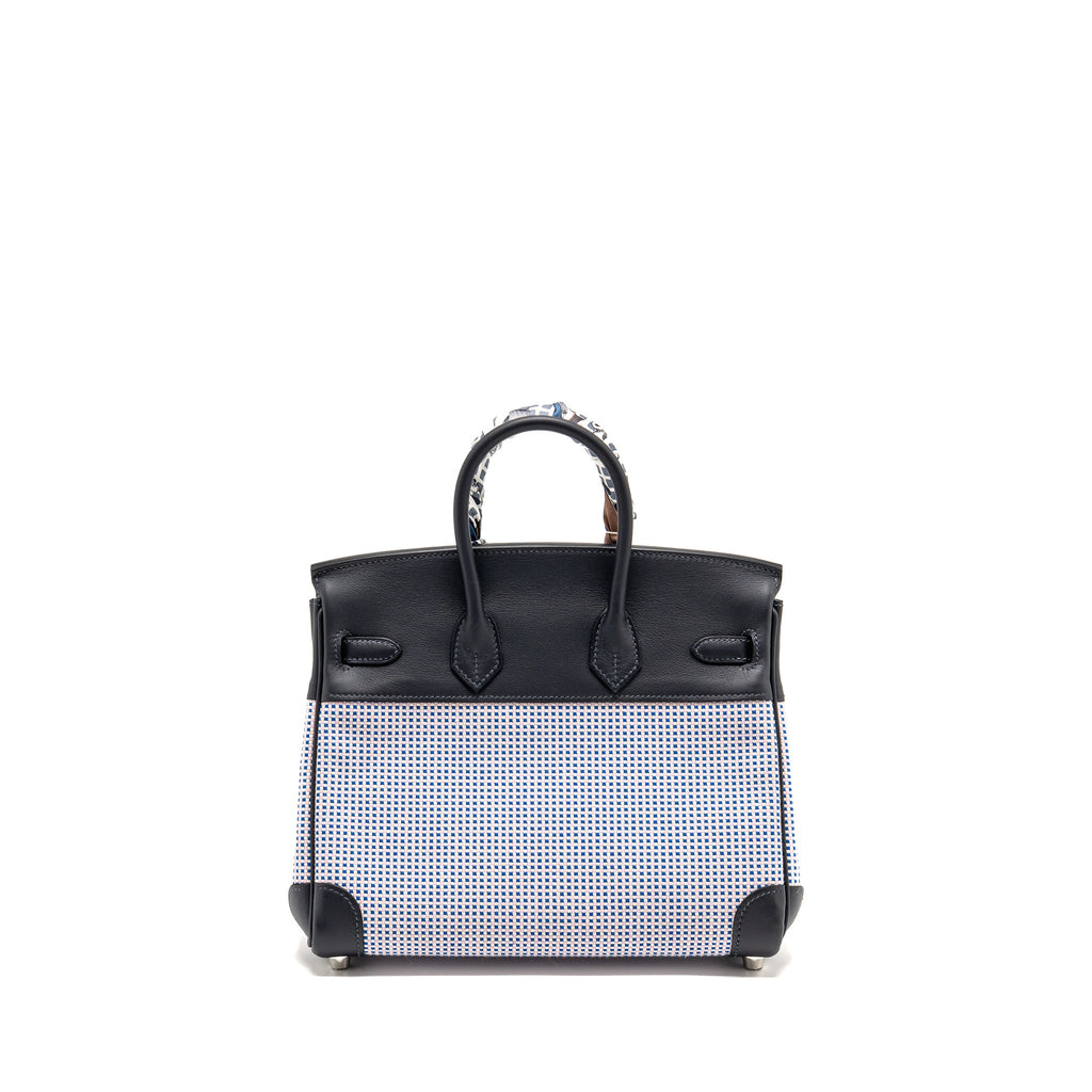 hermes-birkin-25-toile-quadrille-swift-ecru-mauve-bleu-bill-caban-shw-stamp-b