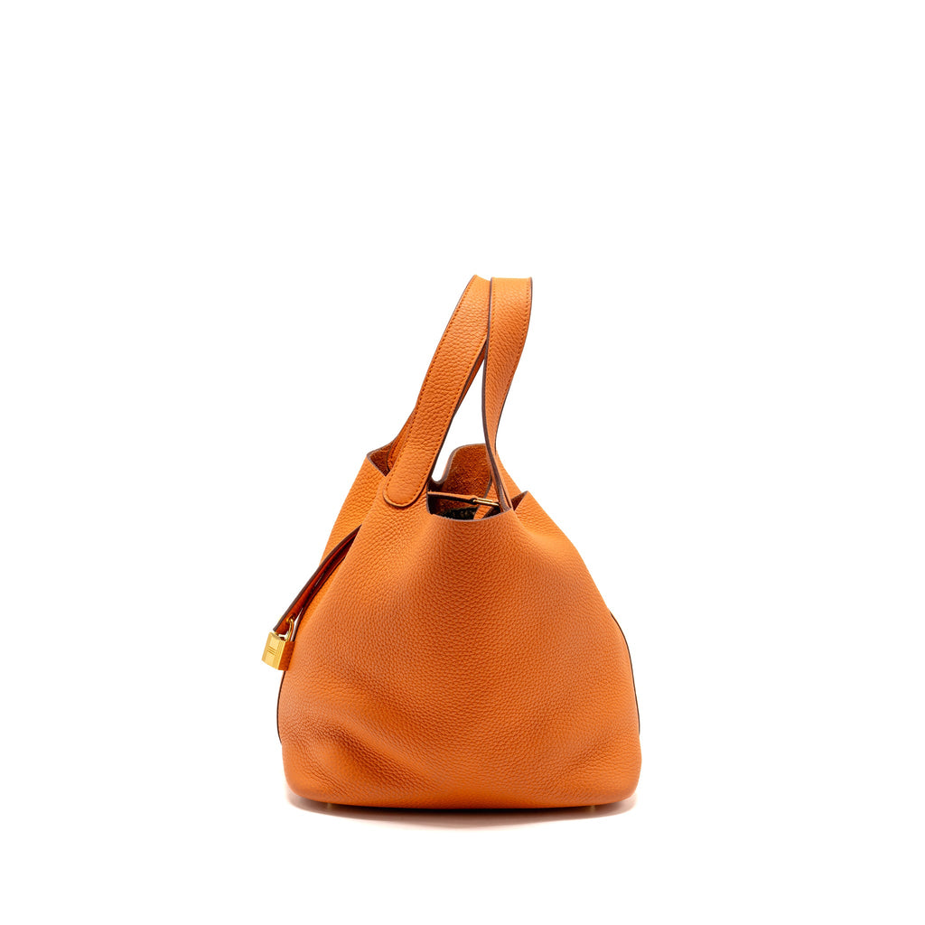 hermes-picotin-22-lock-bag-clemence-orange-ghw
