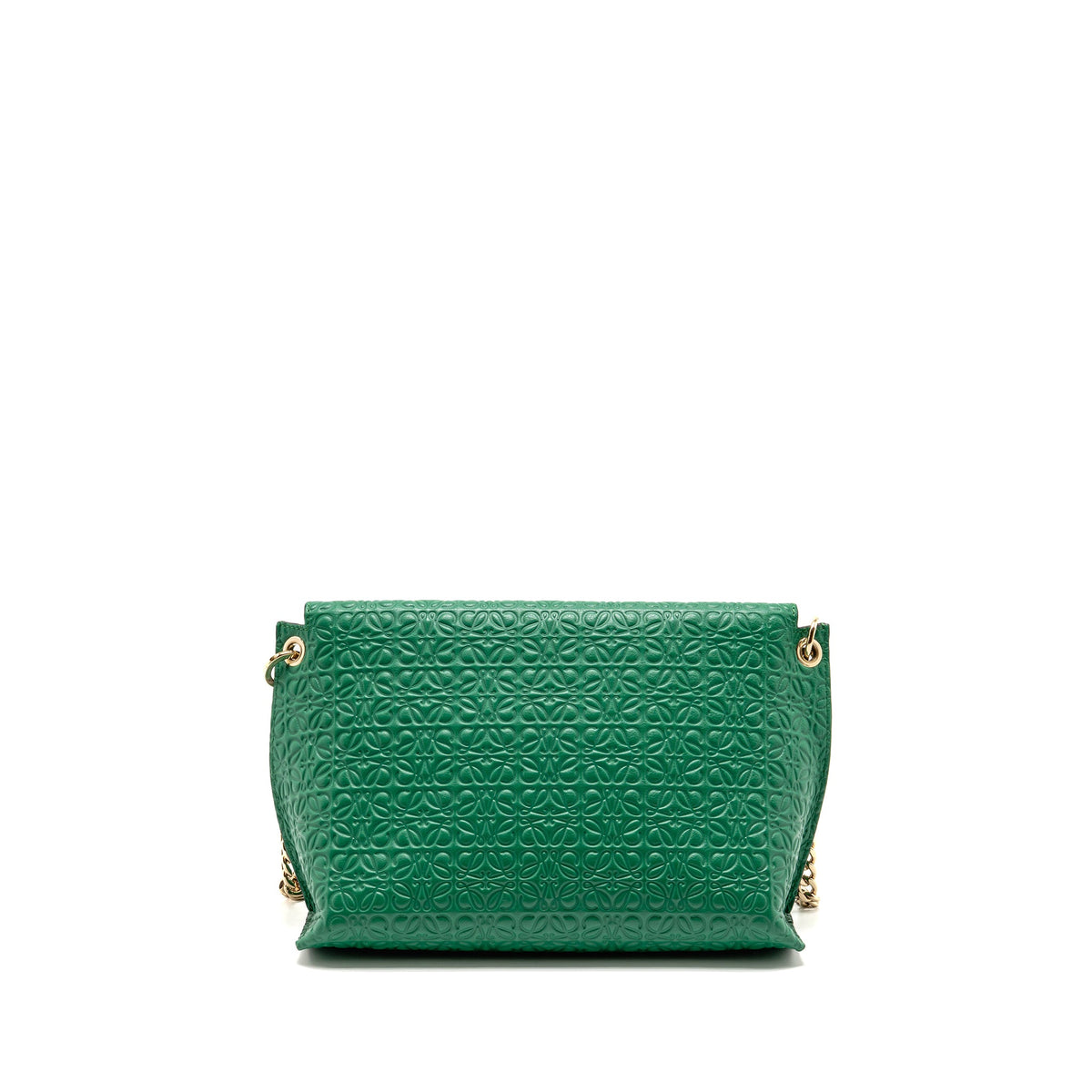 loewe-avenue-anagram-crossbody-bag-embossed-calfskin-green-ghw