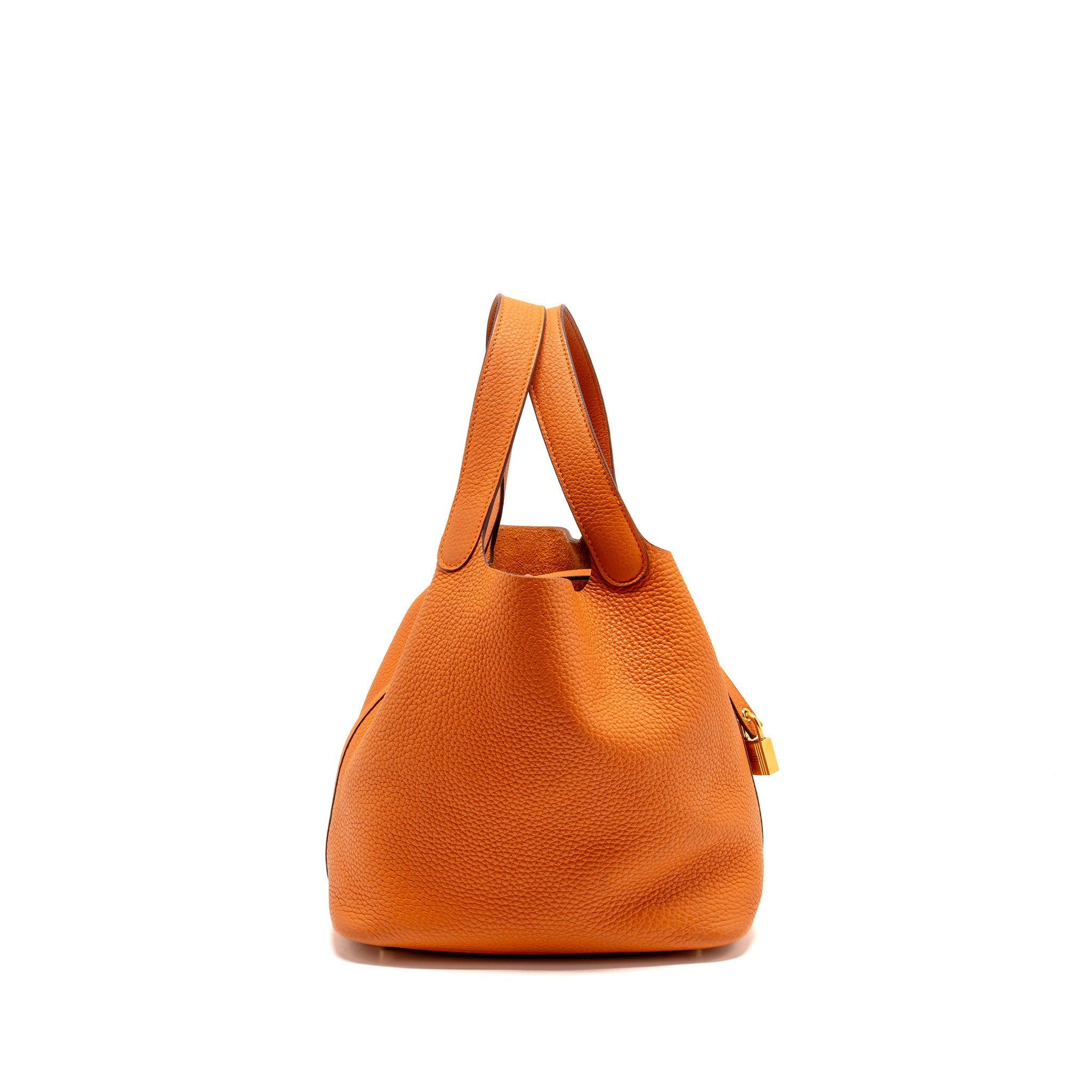 hermes-picotin-22-lock-bag-clemence-orange-ghw