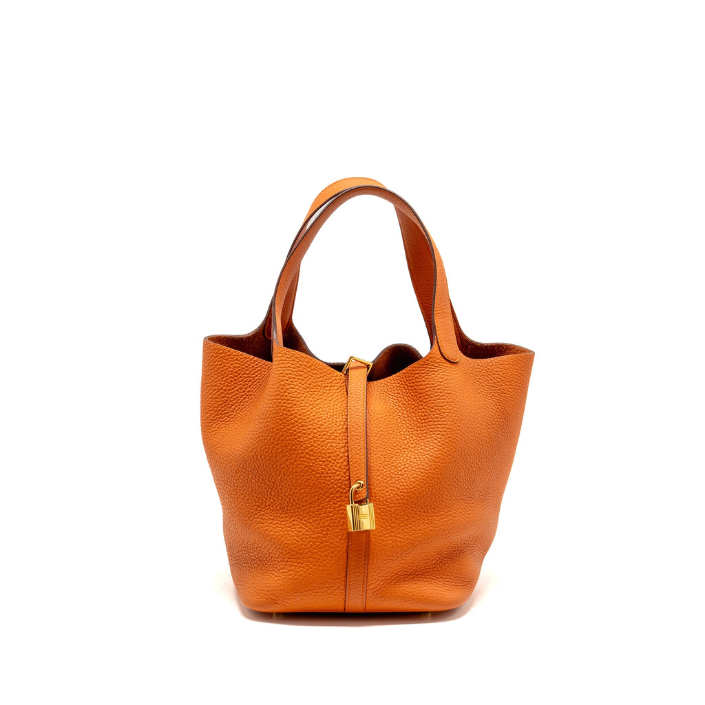 hermes-picotin-22-lock-bag-clemence-orange-ghw