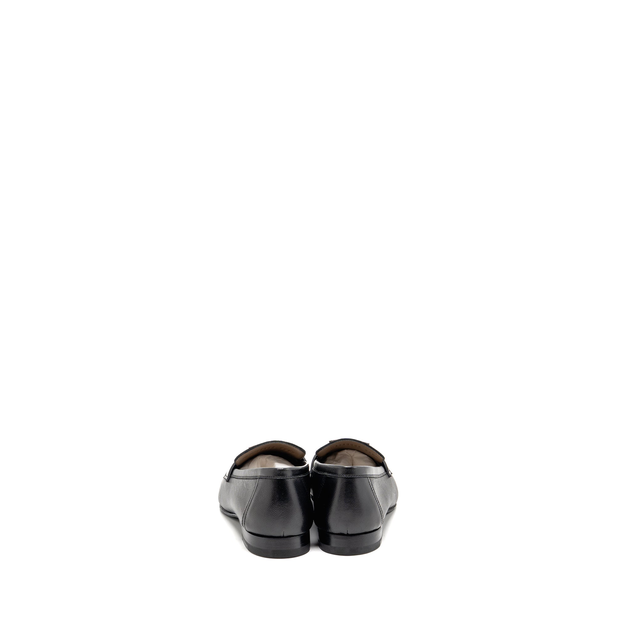 hermes-size-38-paris-loafer-leather-black-with-enamel-hardware